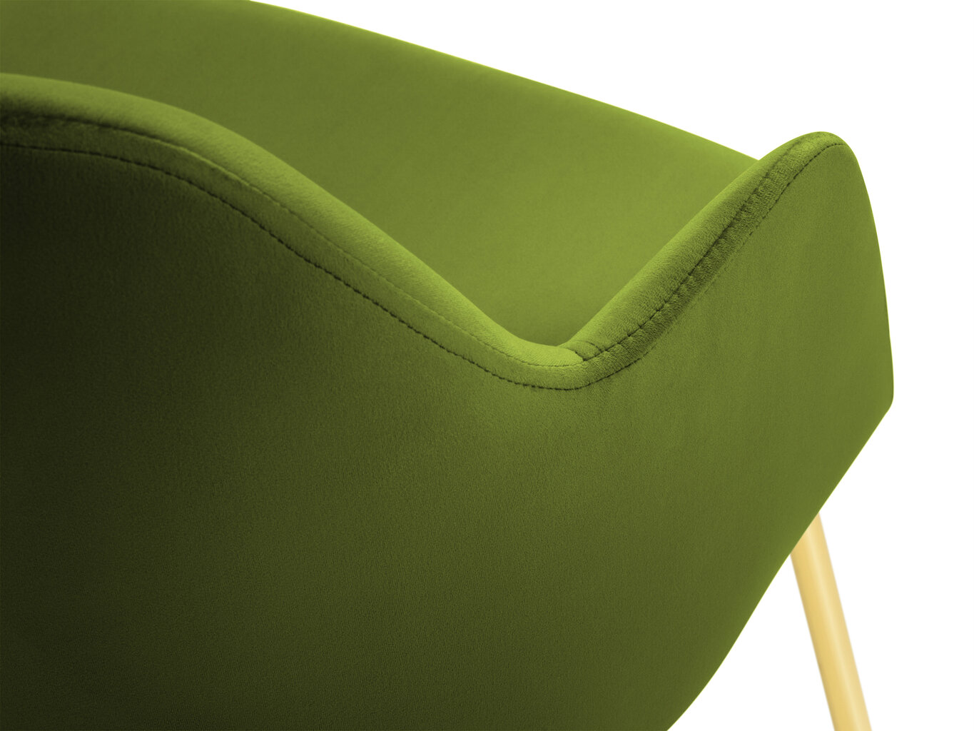 Cosmopolitan Design Padova, Tuoli, vihreä/kulta hinta ja tiedot | Ruokapöydän tuolit | hobbyhall.fi