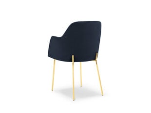 Cosmopolitan Design Padova, Tuoli, tummansininen/kulta hinta ja tiedot | Ruokapöydän tuolit | hobbyhall.fi