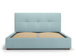 Sänky Micadoni Home Pyla, 160 cm x 200 cm, vaalean sinisen värinen hinta ja tiedot | Sängyt | hobbyhall.fi