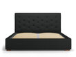 Micadoni Home Pyla 45 sänky, 140 cm x 200 cm, mustan värinen hinta ja tiedot | Sängyt | hobbyhall.fi