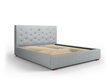 Micadoni Home Seri 45 sänky, 180 cm x 200 cm, vaaleanharmaan värinen hinta ja tiedot | Sängyt | hobbyhall.fi