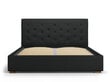 Micadoni Home Seri 45 sänky, 180 cm x 200 cm, mustan värinen hinta ja tiedot | Sängyt | hobbyhall.fi