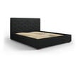Micadoni Home Seri 45 sänky, 180 cm x 200 cm, mustan värinen hinta ja tiedot | Sängyt | hobbyhall.fi