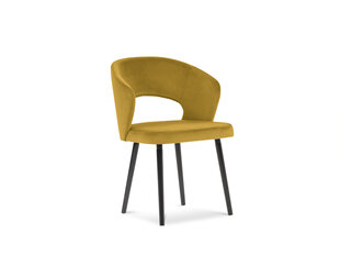 Micadoni Home Goa, keltaisen värinen tuoli hinta ja tiedot | Ruokapöydän tuolit | hobbyhall.fi