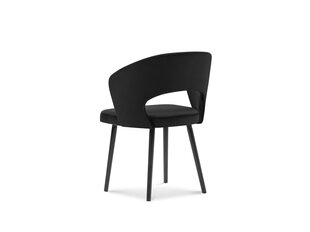 Micadoni Home Goa, mustan värinen tuoli hinta ja tiedot | Ruokapöydän tuolit | hobbyhall.fi