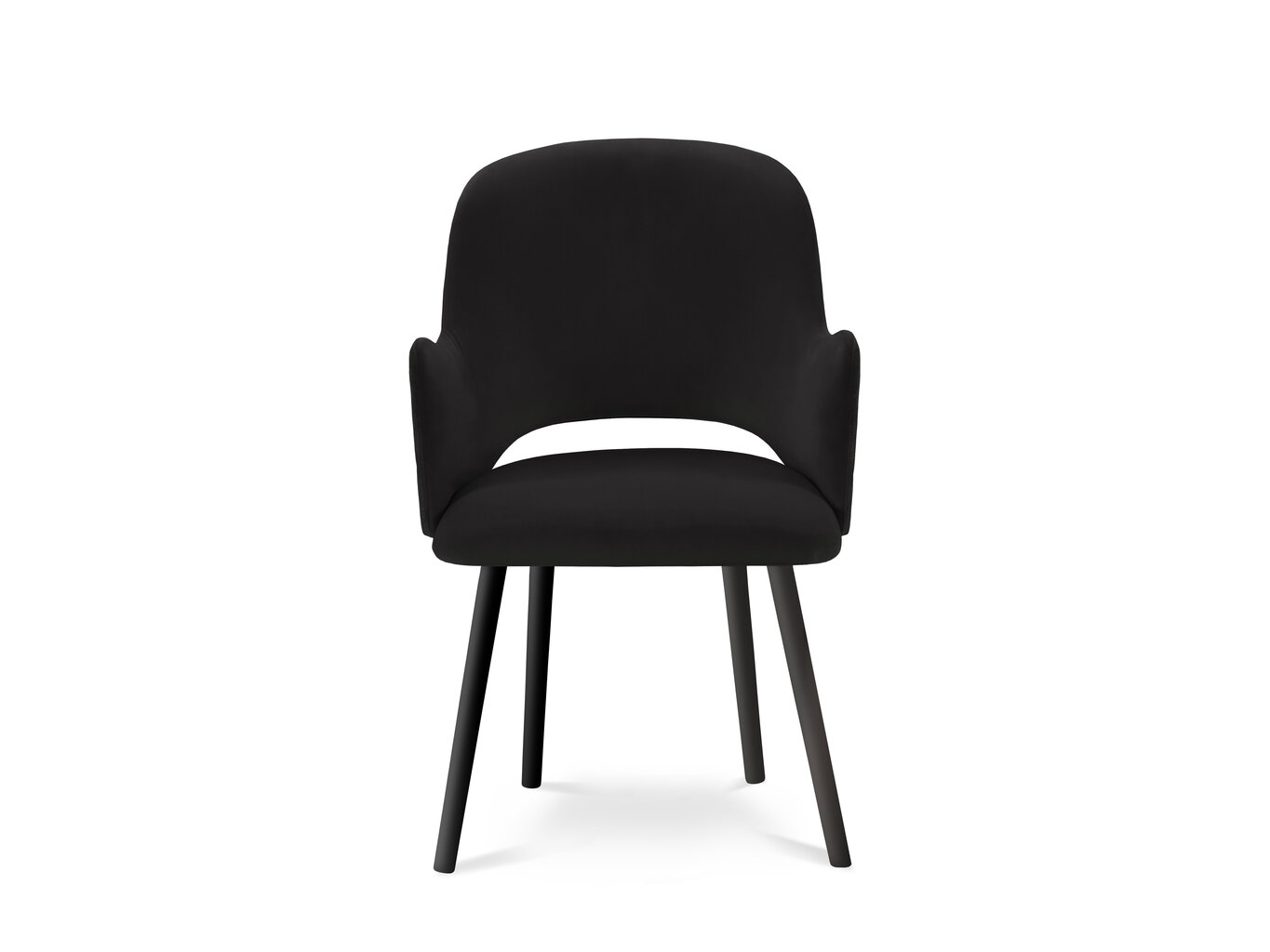 Micadoni Home Marin, mustan värinen tuoli hinta ja tiedot | Ruokapöydän tuolit | hobbyhall.fi