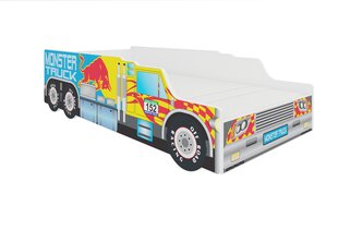 ADRK Furniture Monster Truck, Lasten sänky, 160x80 cm hinta ja tiedot | Lastensängyt | hobbyhall.fi