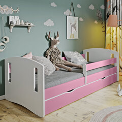 Selsey Mirret, Lasten sänky, 80x140 cm, pinkki hinta ja tiedot | Lastensängyt | hobbyhall.fi