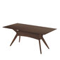 Pöytä Selsey Leonel 180 x 90cm, ruskea hinta ja tiedot | Ruokapöydät | hobbyhall.fi