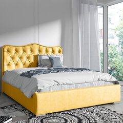 Sänky Selsey Sytian, 140x200 cm, keltainen hinta ja tiedot | Sängyt | hobbyhall.fi