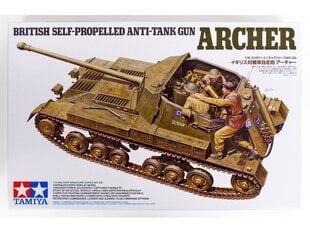Tamiya - British Self-Propelled Anti-Tank Gun Archer, 1/35, 35356 hinta ja tiedot | LEGOT ja rakennuslelut | hobbyhall.fi