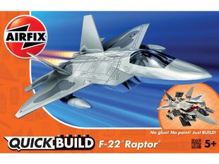 Airfix - QUICK BUILD F22 Raptor, J6005 hinta ja tiedot | LEGOT ja rakennuslelut | hobbyhall.fi