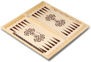 Backgammon puinen iso lautapeli 60 x 30 cm hinta ja tiedot | Lautapelit ja älypelit | hobbyhall.fi
