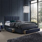 Sänky GRACE 160x200cm, laatikoilla ja patjalla HARMONY TOP, sininen, 165x215xH36/111cm hinta ja tiedot | Sängyt | hobbyhall.fi