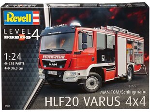 Revell - Schlingmann HLF 20 Varus 4x4 (MAN TGM), 1/24, 07452 hinta ja tiedot | LEGOT ja rakennuslelut | hobbyhall.fi