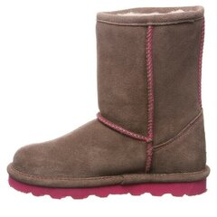 Lasten saappaat Bearpaw Elle Y, harmaanruskea/vaaleanpunainen hinta ja tiedot | Lasten talvikengät | hobbyhall.fi