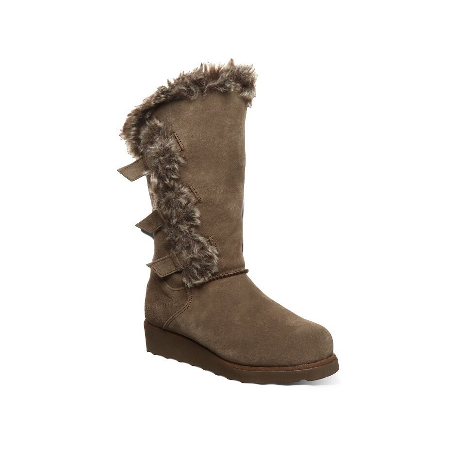 Saappaat Bearpaw GENEVIEVE Harmaanruskeat hinta ja tiedot | Naisten saappaat | hobbyhall.fi