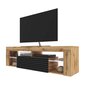 TV-taso Selsey Bianko 3D LED, ruskea/musta hinta ja tiedot | TV-tasot | hobbyhall.fi