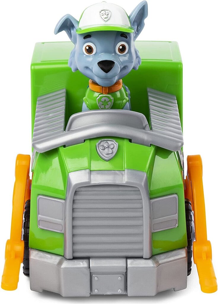 Roska-auto Rocky - Paw Patrol (Ryhmä Hau) Rocky Recycle Truck hinta ja tiedot | Poikien lelut | hobbyhall.fi