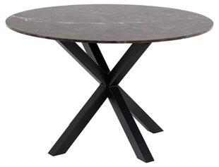Pöytä Heaven, ruskea/musta hinta ja tiedot | Ruokapöydät | hobbyhall.fi