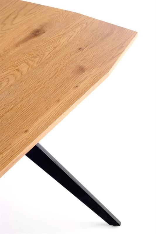 Pöytä Halmar Gustavo, ruskea hinta ja tiedot | Ruokapöydät | hobbyhall.fi