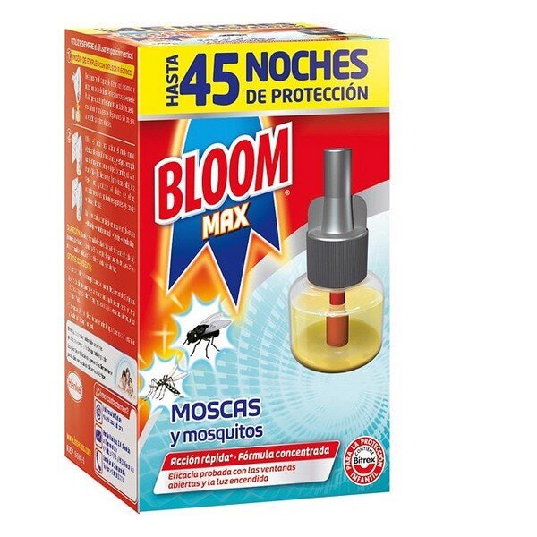 BLOOM Bloom Max Flies & Mosquitoes nestemäinen sähkötäyttö hinta ja tiedot | Jyrsijöiden ja myyrien torjunta | hobbyhall.fi