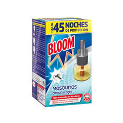 BLOOM Bloom Mosquitoes Electric Replacement Liquid 45 Nights hinta ja tiedot | Jyrsijöiden ja myyrien torjunta | hobbyhall.fi