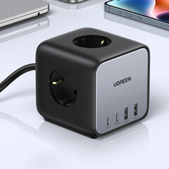 Ugreen CD268 3 in 1 pistoke, hubi ja USB-laturi 65W hinta ja tiedot | Ugreen Matkapuhelimet ja tarvikkeet | hobbyhall.fi