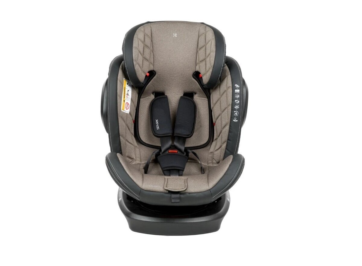 Kikka Boo Stark Isofix turvaistuin, 0-36 kg, beige hinta ja tiedot | Turvaistuimet | hobbyhall.fi