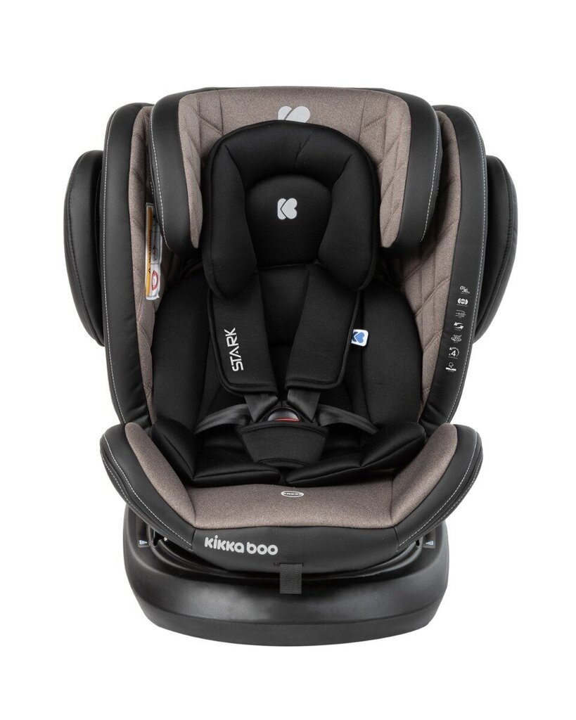 Kikka Boo Stark Isofix turvaistuin, 0-36 kg, beige hinta ja tiedot | Turvaistuimet | hobbyhall.fi