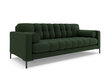 Cosmopolitan Design sohva Bali 4S, tumman vihreä/musta hinta ja tiedot | Sohvat ja vuodesohvat | hobbyhall.fi