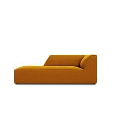 Samettinen vasemmanpuoleinen sohva Micadoni Ruby, keltainen hinta ja tiedot | Sohvat ja vuodesohvat | hobbyhall.fi