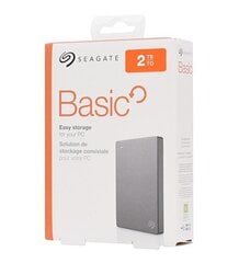 Ulkoinen kovalevy SEAGATE Basic 2TB USB 3.0 STJL2000400 hinta ja tiedot | Ulkoiset kovalevyt | hobbyhall.fi