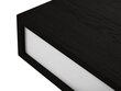 Yöpöytä Micadoni Vela, 42x35x43 cm, musta/valkoinen hinta ja tiedot | Yöpöydät | hobbyhall.fi