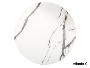 Sohvapöytien sarja Signal Atlanta C II, 2 kpl, musta/valkoinen hinta ja tiedot | Sohvapöydät | hobbyhall.fi