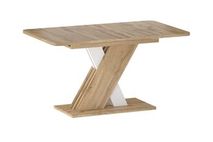 Ruokapöytä Signal Exel, ruskea/valkoinen hinta ja tiedot | Ruokapöydät | hobbyhall.fi