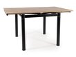 Ruokapöytä Signal GD-082, ruskea/musta hinta ja tiedot | Ruokapöydät | hobbyhall.fi