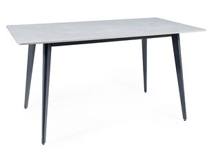 Ruokapöytä Signal Ivy, harmaa/musta hinta ja tiedot | Ruokapöydät | hobbyhall.fi