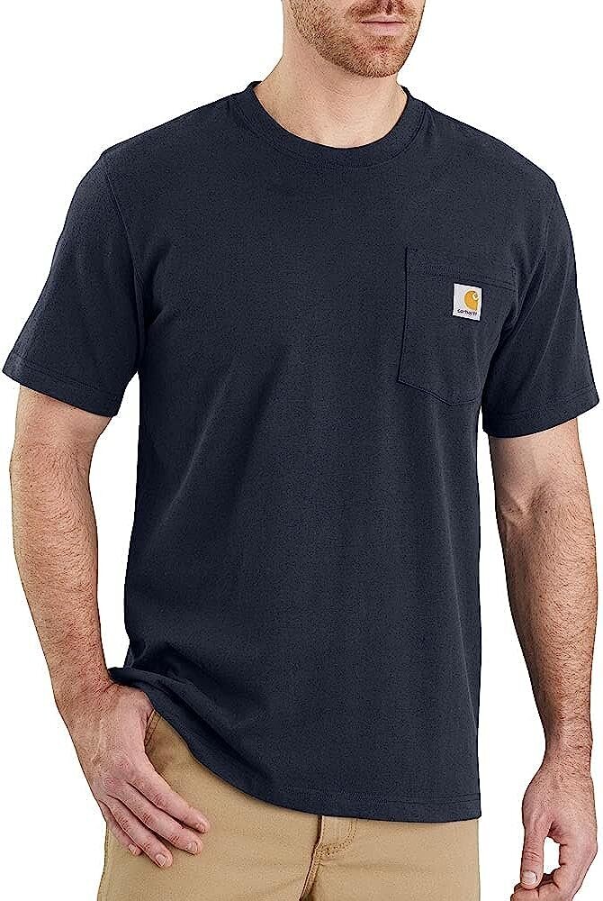 Carhartt Herren Rentollinen istuva t-paita-paita, laivasto 412, l eu hinta ja tiedot | Miesten T-paidat | hobbyhall.fi