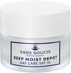 Sans Soucis Moisture Deep Moist Depot Wake Up And Glow Vahvistava päiväkasvovoide 50 ml hinta ja tiedot | Kasvovoiteet | hobbyhall.fi