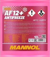 Mannolin jäätymisenesto AF12+ jäähdytin pakkasuojaus 10 litraa, vaaleanpunainen 40 ° C: seen G12+ Frost Protection -suojaimelle hinta ja tiedot | Lasinpesunesteet ja jäähdytysnesteet | hobbyhall.fi