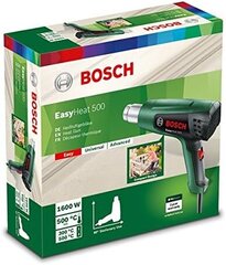 Bosch Hot Air Blower EasyHeat 500 (1600 W, pahvi) hinta ja tiedot | Lisätarvikkeet autoiluun | hobbyhall.fi