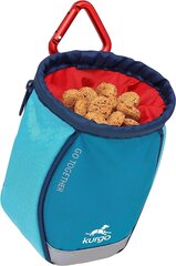 Kurgo Go Stuff-it-futter-laukku, pitää koiran herkut tuoreina, ihanteellinen koiran harjoitteluun, 11 cm leveä avaus, sininen hinta ja tiedot | Ruokakupit ja ruokintatarvikkeet | hobbyhall.fi