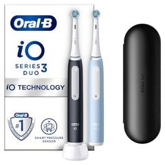 Oral-B iO3 Duo Pack Sähköhammasharjasetti hinta ja tiedot | Oral-B Kodinkoneet ja kodinelektroniikka | hobbyhall.fi