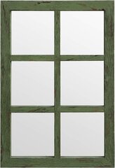 Koristeellinen seinäpeili Ironsmithn, 82 x 2,5 x 55,9 cm, vihreä kehys hinta ja tiedot | Peilit | hobbyhall.fi
