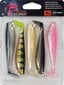 Kuminauha FOX Rage Zander Pro Mixed UV Coulour 5 kpl. 10 cm hinta ja tiedot | Vieheet ja uistimet | hobbyhall.fi