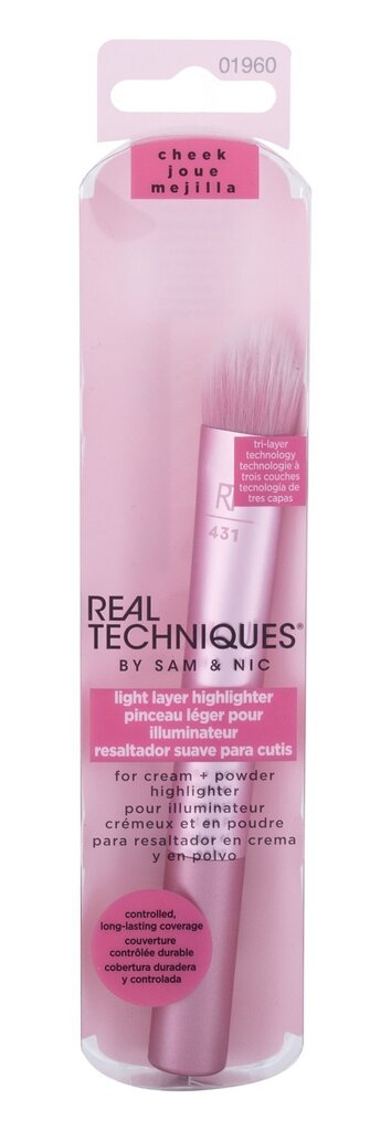 Real Techniques Brushes Light Layer Highlighter sivellin hinta ja tiedot | Meikkisiveltimet ja meikkisienet | hobbyhall.fi