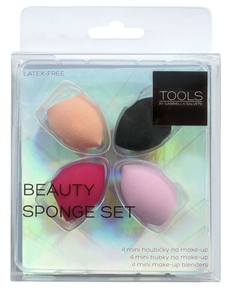 Gabriella Salvete TOOLS Beauty Sponge Set meikkisieni 4 kpl hinta ja tiedot | Meikkisiveltimet ja meikkisienet | hobbyhall.fi