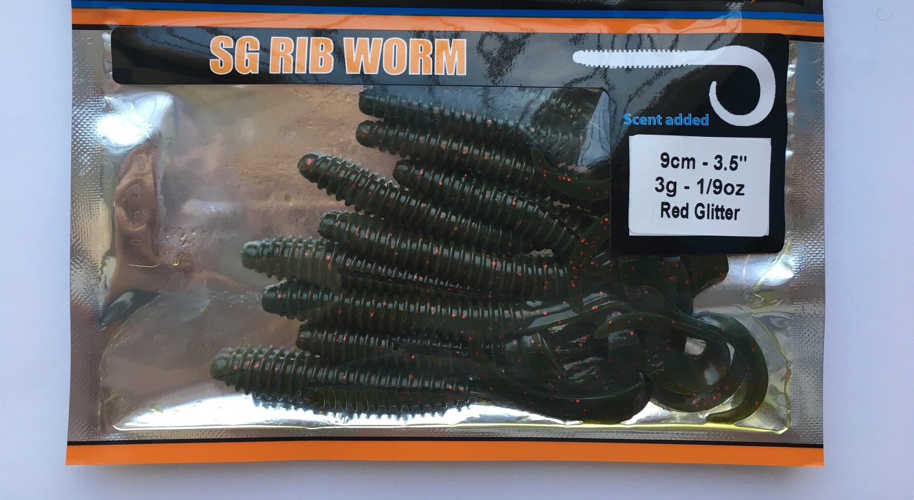 SG Kumiviehe - Worm 110mm RED GLITTER hinta ja tiedot | Vieheet ja uistimet | hobbyhall.fi