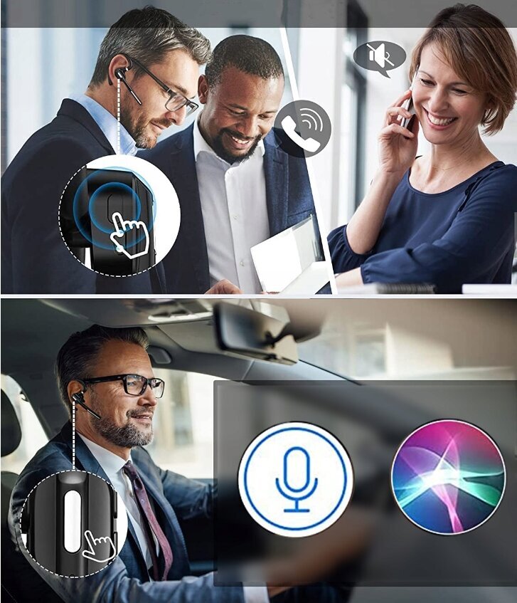 Bluetooth-kuulokkeet akkulaturilla, Business-kuulokesarja hinta ja tiedot | Hands-free -tarvikkeet | hobbyhall.fi
